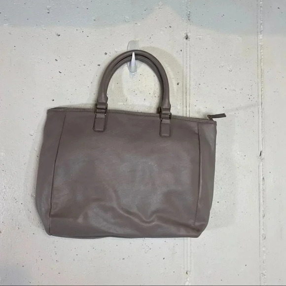 Nine West taupe faux animal skin tote bag - Picture 3 of 8